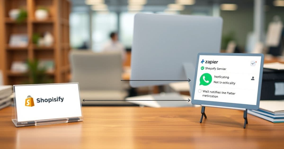 Zapier自动化工作流示意图