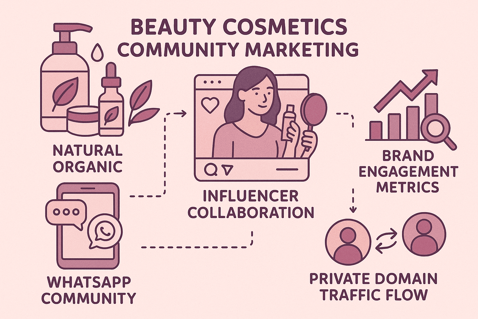 BeautyBloom Cosmetics community marketing